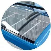 Морозильный ларь Italfrost CF400F красный (5 корзин)