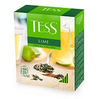 Чай в пакетиках Tess Lime (Лайм) зелёный 100х1.5 гр арт.0920-09
