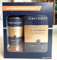 Подарочный набор кофе Davidoff Fine Aroma молотый 250гр.+ растворимый 100гр.