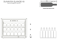 Шкаф для вина Dunavox DAVG-18.46SS.TO
