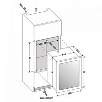 Винный шкаф Dunavox DAB-36.80DW