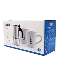 Набор гейзерная кофеварка Bialetti Venus на 4 чаш. + 2 кружки по 330 мл