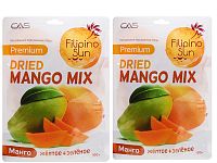 Фрукты сушеные Filipino Sun манго сушеное (зеленое и желтое) 100 гр набор 2 пачки