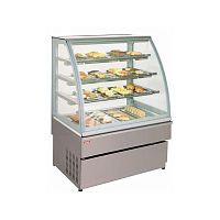 Кондитерская витрина UNIS Georgia II 100 double glass, inox охлаждаемая