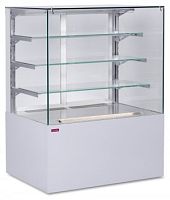 Витрина кондитерская UNIS Cube II Transparent 1000 Pearl White