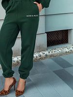 Костюм спортивный зеленый утепленный Rose&Mose RM101 оверсайз XL (р 50-52)
