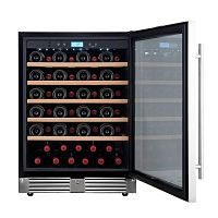 Винный шкаф CellarPrivate встраиваемый, однокамерный на 51 бутылку (СР051-1Т)