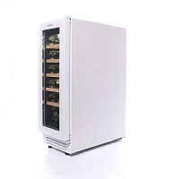Винный шкаф CellarPrivate встраиваемый, однокамерный на 20 бутылок (CP020-1TWH) белый со скрытой руч