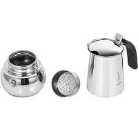 Гейзерная кофеварка Bialetti "Kitty Nera Elegance" 6 порций (240 мл.) 1713