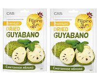 Фрукты сушеные Filipino Sun сметанное сушеное яблоко 100 гр набор 2 пачки