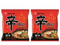Лапша Шин Рамён Nongshim острая со вкусом грибов 120 гр 2 штуки