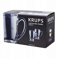 Набор оригинальных стаканов Krups для капучино XS801000