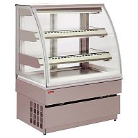 Кондитерская витрина UNIS Georgia III static double glass gold