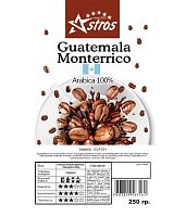Кофе в зернах Astros Guatemala Monterrico 100% арабика 250 гр